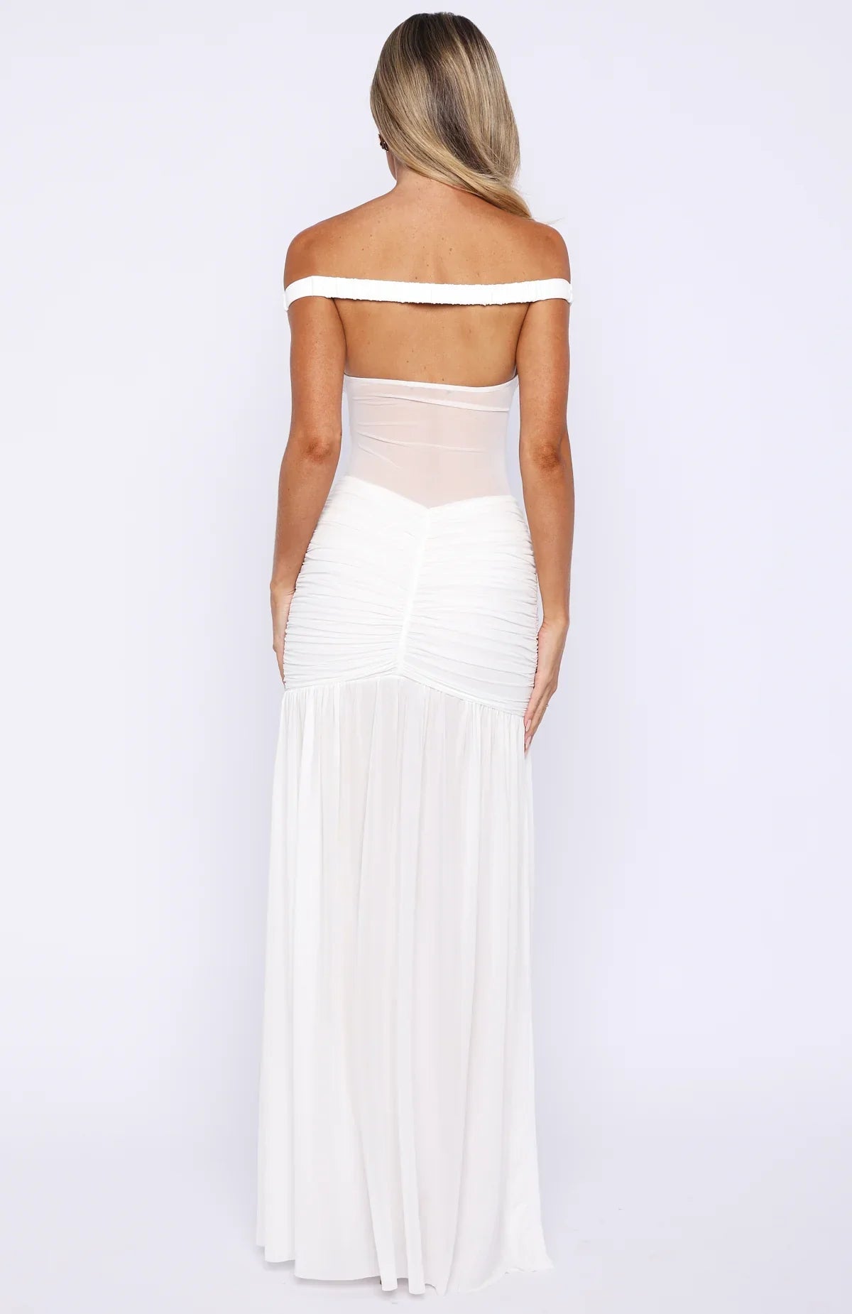 Let's Get Married Maxi Dress Off White