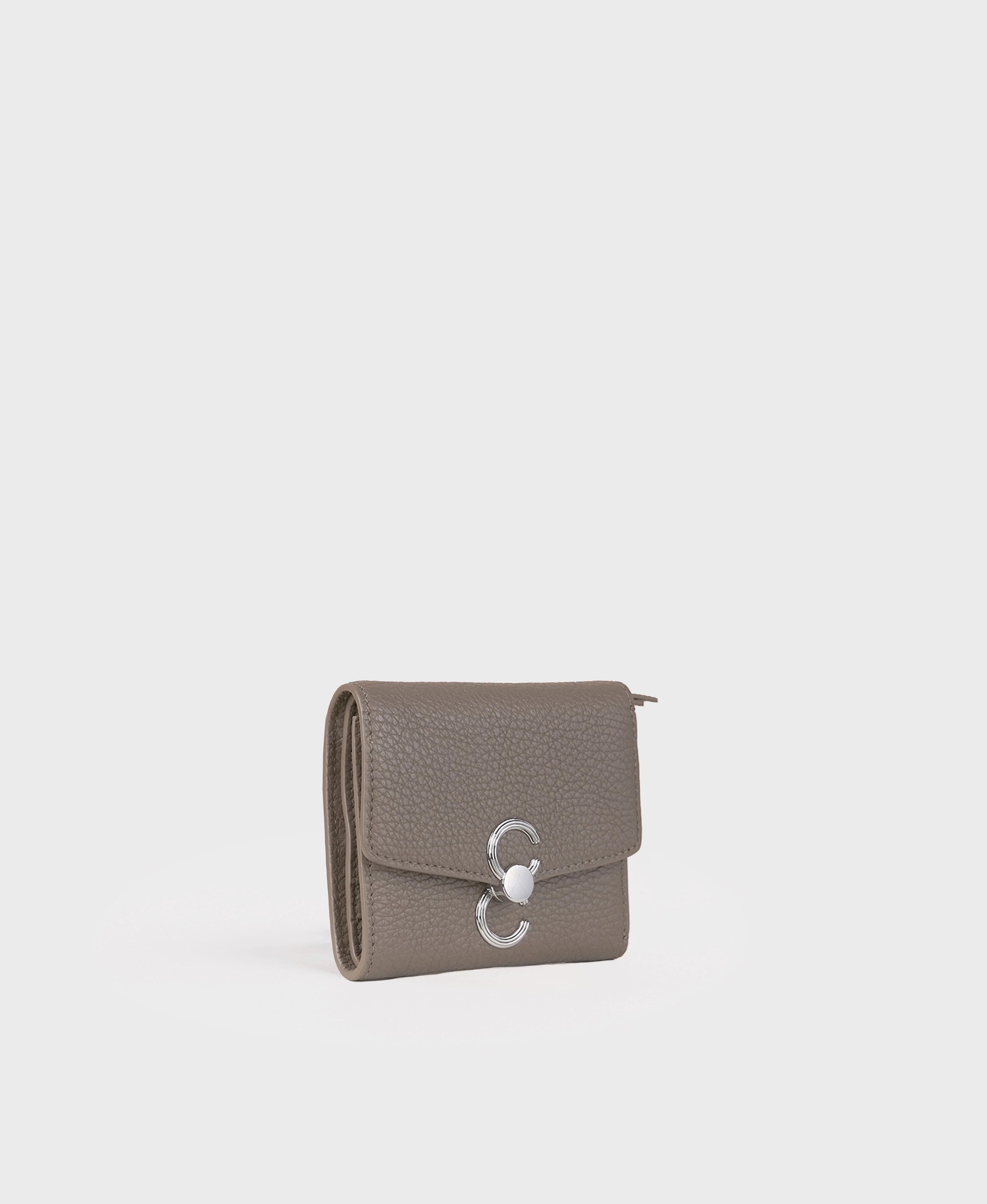 Double-C Wallet - Brownstone