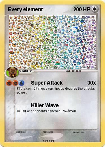 Pokemon Every element