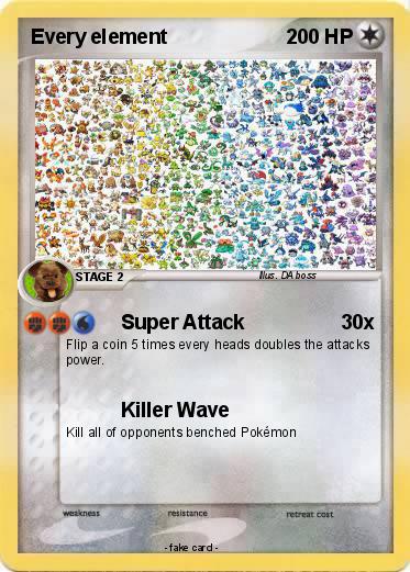 Pokemon Every element