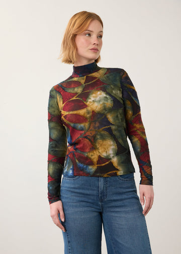Long Sleeve Mock Neck Top French Dressing Jeans