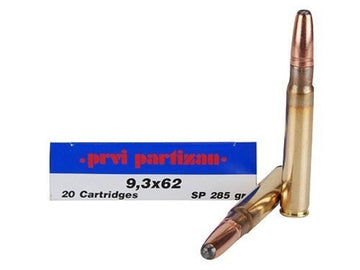 Prvi Partizan PPU Ammunition 9.3x62 Mauser 285 Grain Soft Point (20pk)