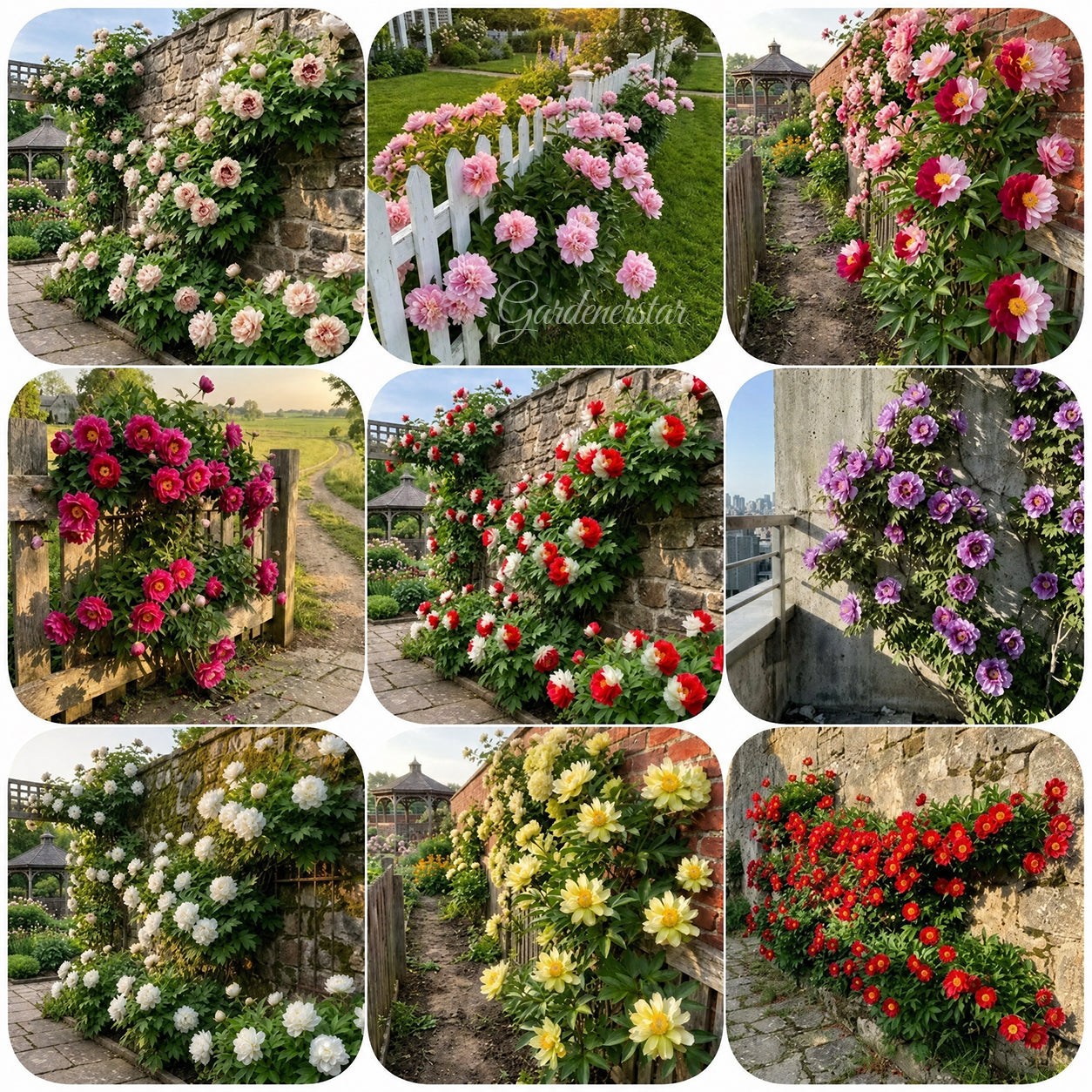 🌸 Rare Climbing Peony Bulbs🪴Big Full Blooms, Cold Hardy Perennial, Easy to Grow Garden Favorite