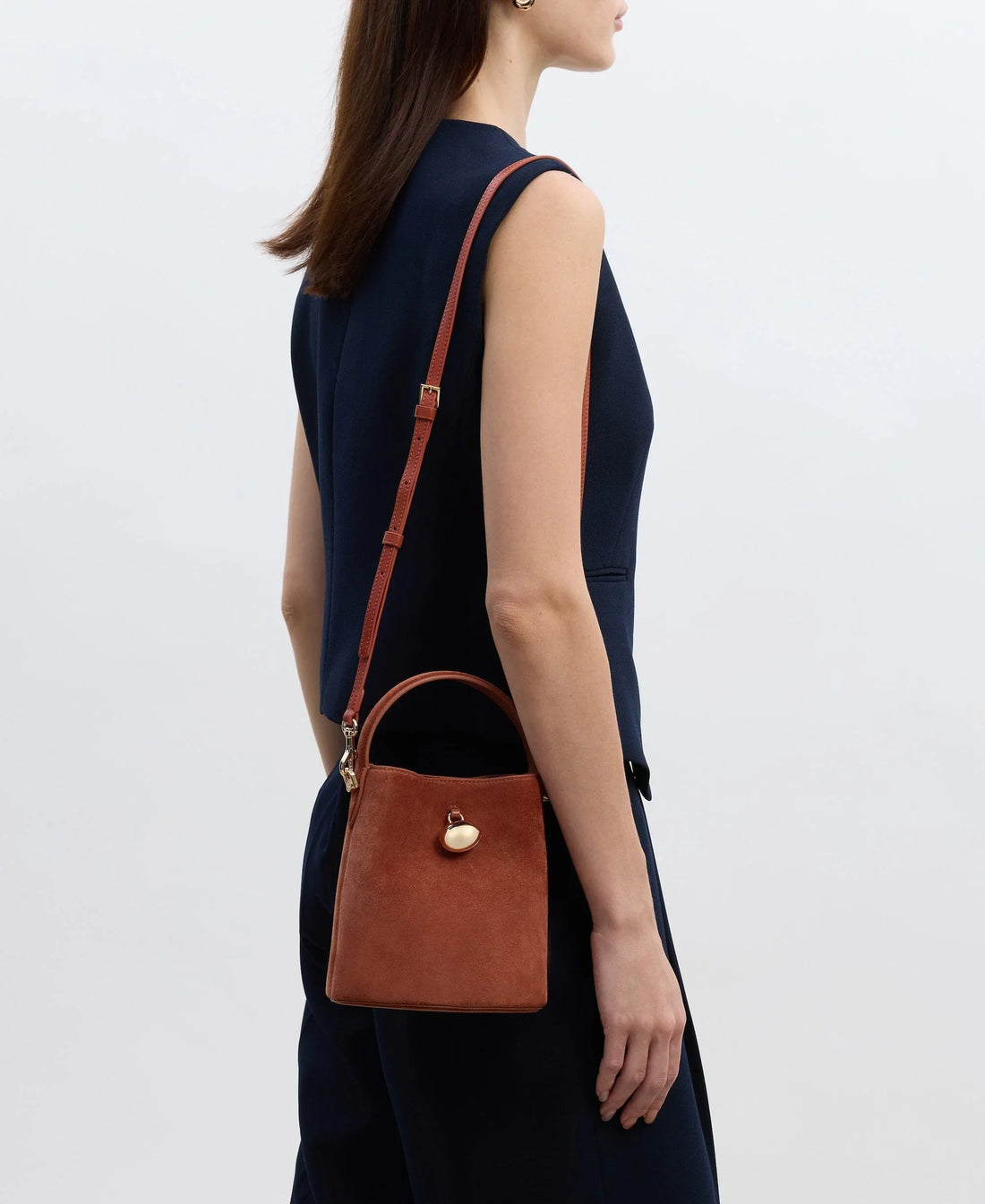 Mini Egg Bucket - Terracotta(Suede)