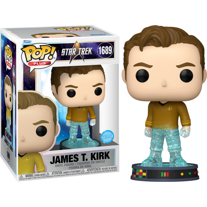 Funko Pop! Star Trek - Transporting James T. Kirk #1689 - Real Pop Mania