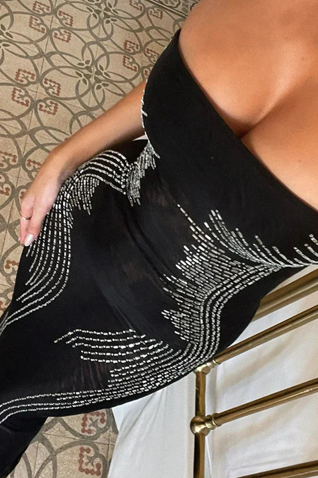Disturbia Embellished Maxi Dress