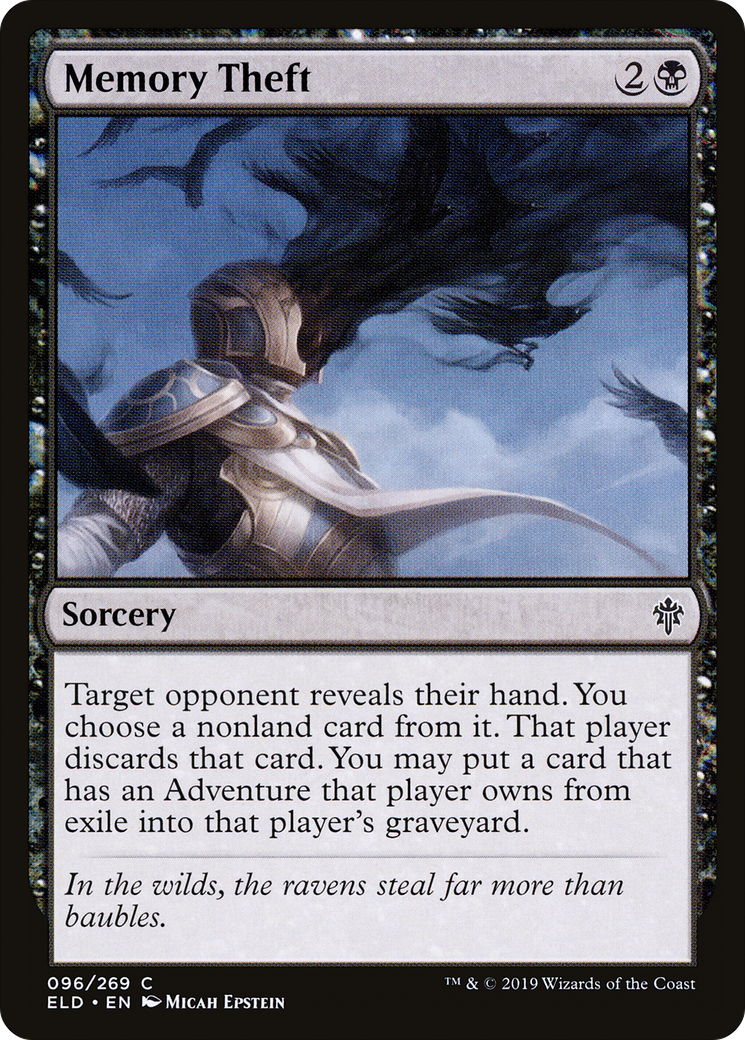 Memory Theft · Throne of Eldraine (ELD) #96 · Scryfall Magic: The Gathering  Search