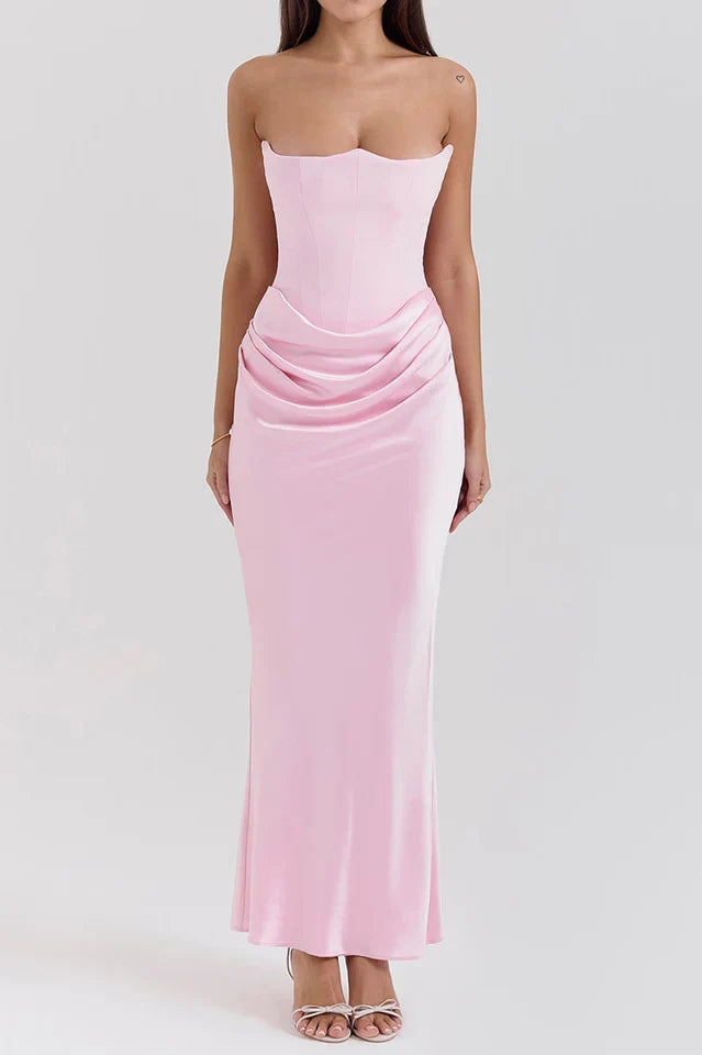 Persephone Off Shoulder Bustier Dress