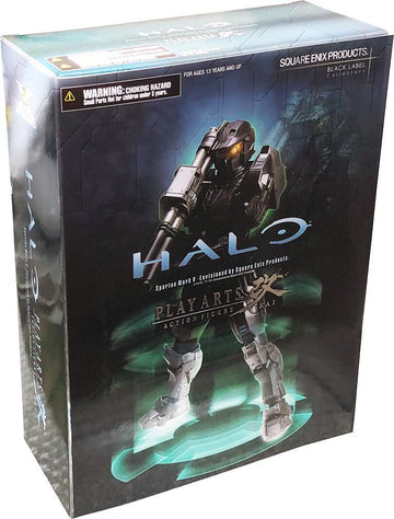 Play Arts Kai Halo Combat Evolved Spartan Mark V Black Action Figure