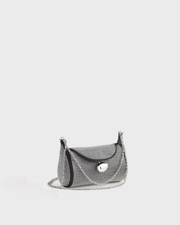 Mini Drop Duffel - Black Rhinestone
