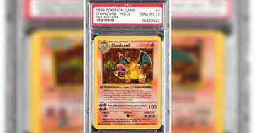 A Pokeman base set first edition holo Charizard sets new record $420,00 USD sale