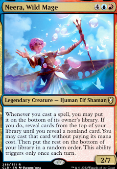 If I cast a spell in my graveyard for it's Flashback cost, can I choose to put it on the bottom of my library instead of exiling it using Neeras ability?
