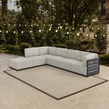 Henredon Annalise 6-piece Outdoor Patio Modular Sectional