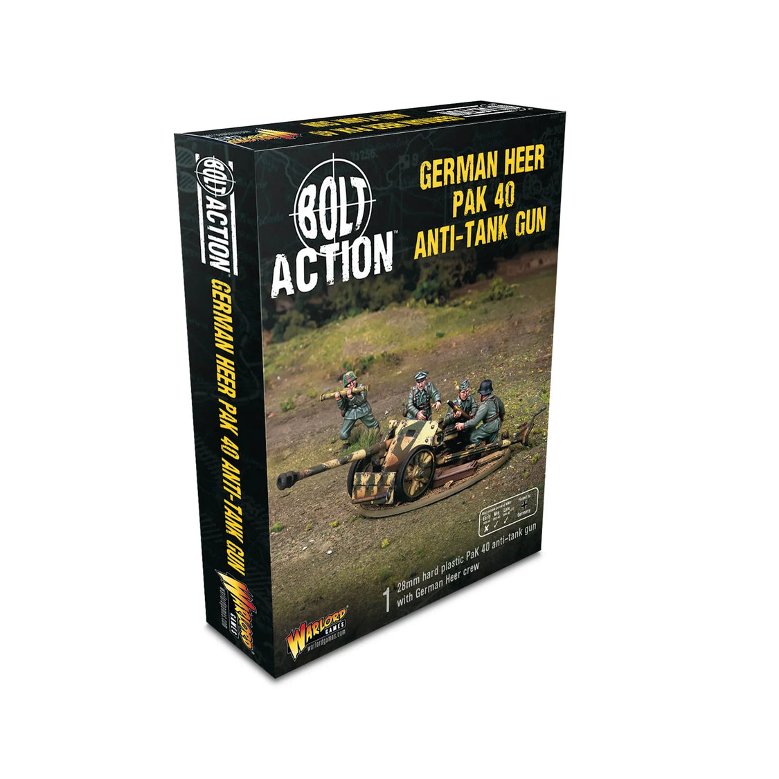 Bolt Action - German Heer Pak 40 Anti-Tank Gun