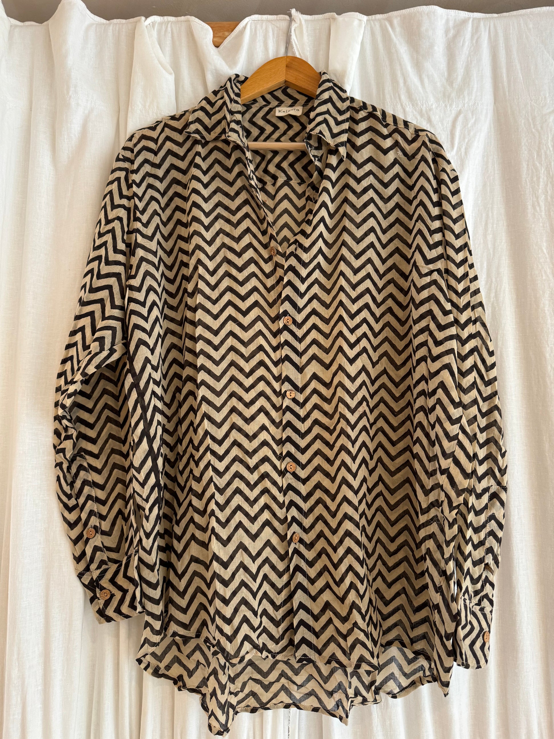 CAMISA PERE 5 manga larga zig zag