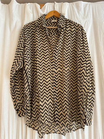 CAMISA PERE 5 manga larga zig zag