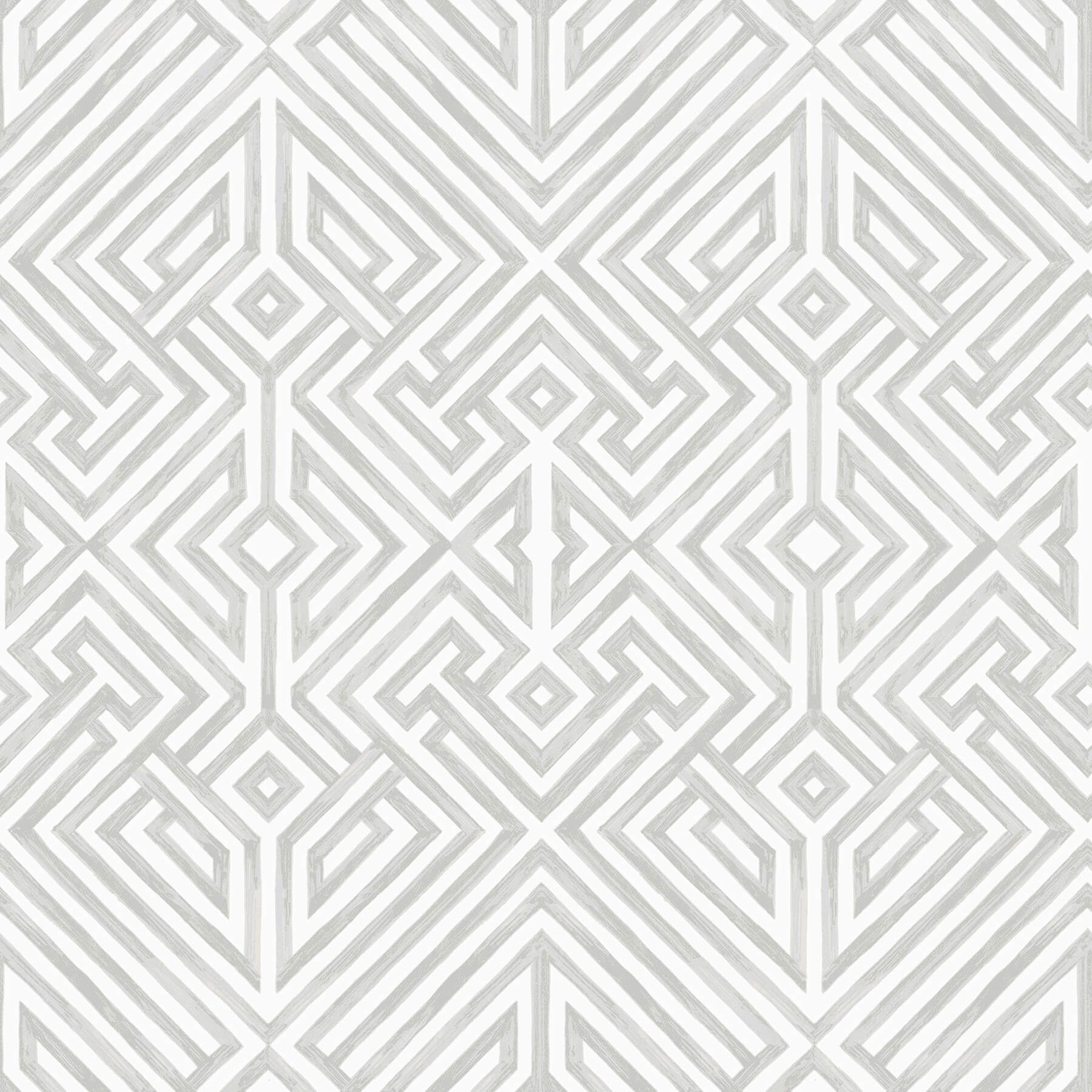 A-Street Prints Middleton Lyon Wallpaper - Silver