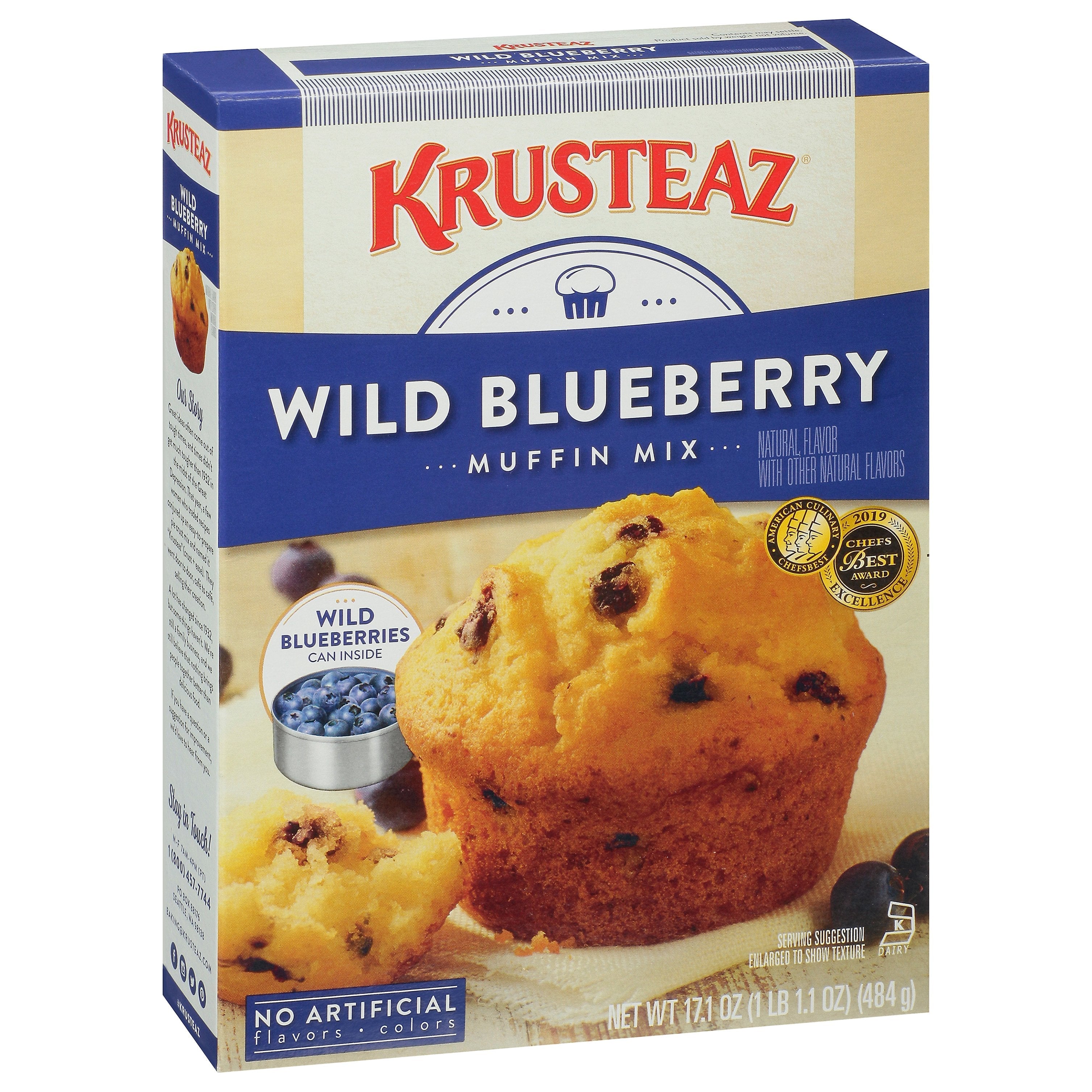 Krusteaz Wild Blueberry Muffin Mix 17.1 OZ