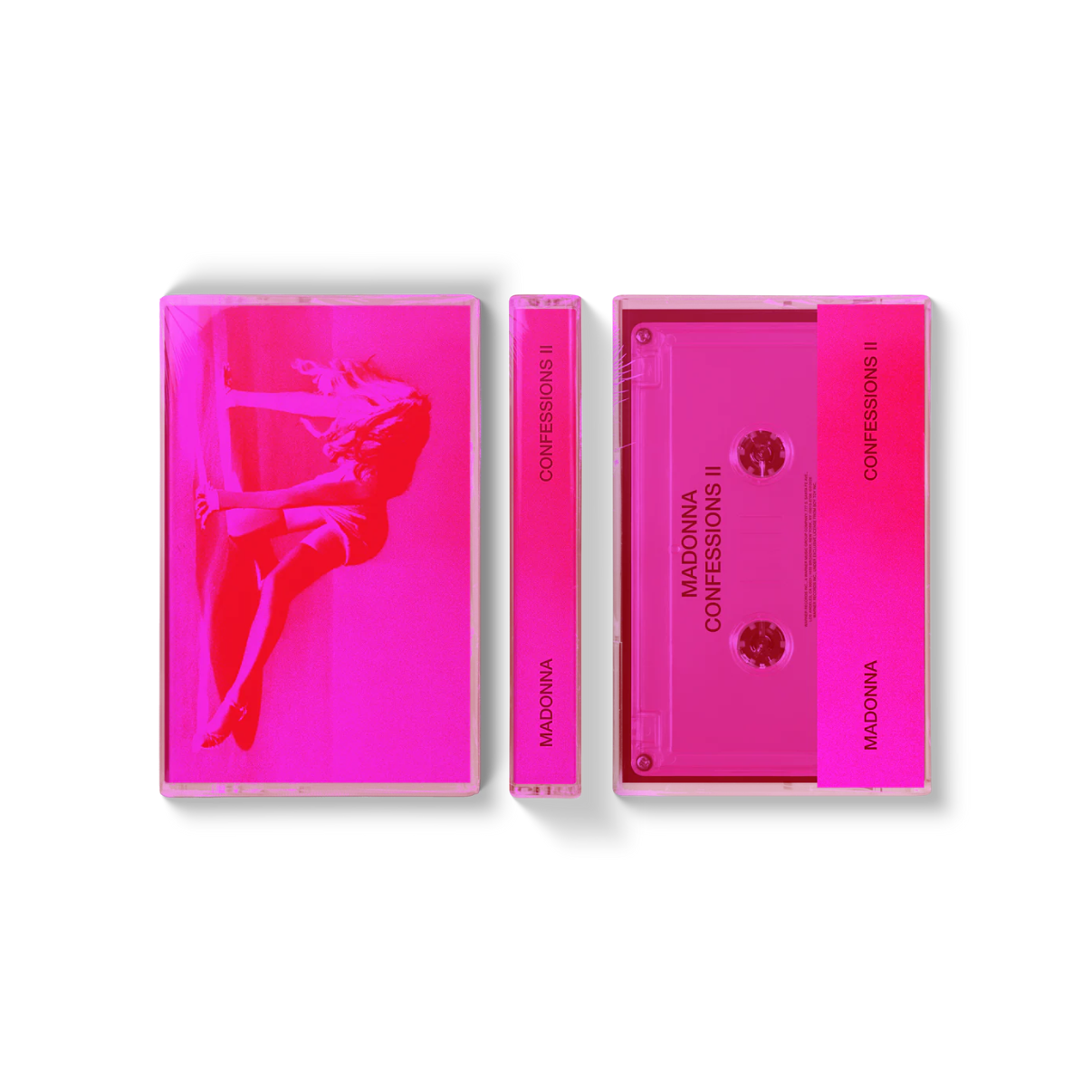 CASSETTE MADONNA - CONFESSIONS II (TRANSLUCENT PINK CASSETTE)