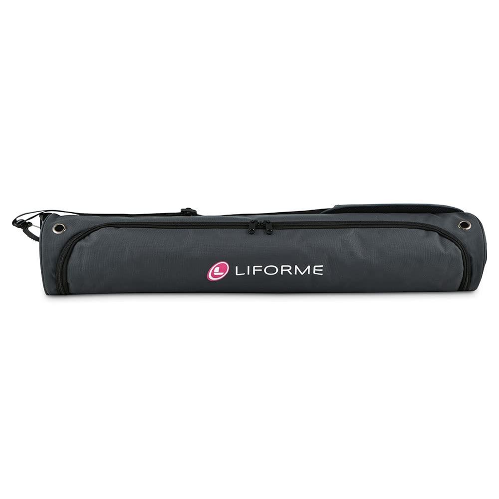 Liforme XL Mountain Yoga Mat – bezpłatna torba do jogi, opatentowany system wyrównania, uchwyt przypominający wojownik, antypoślizgowa, przyjazna dla środowiska i biodegradowalna, odporna na pot, długa, szeroka, mata o grubości 4,2 mm dla wygody