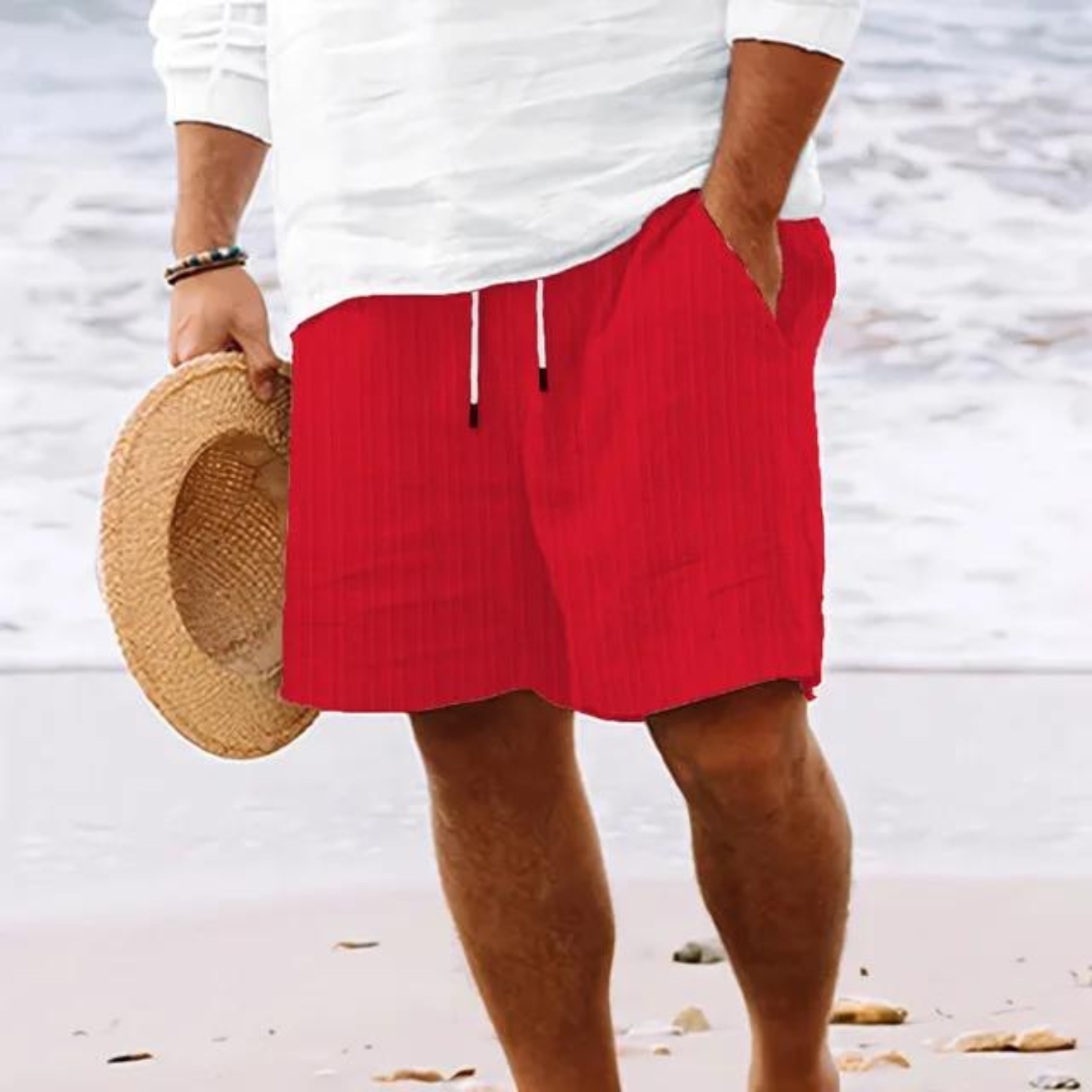 Męskie Szorty Casual Letnie | Plażowe
