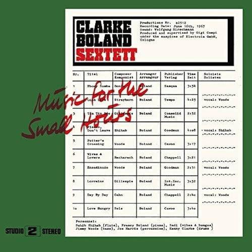 Clarke-Boland Sextett- Music For The Small Hours (Vinyl)