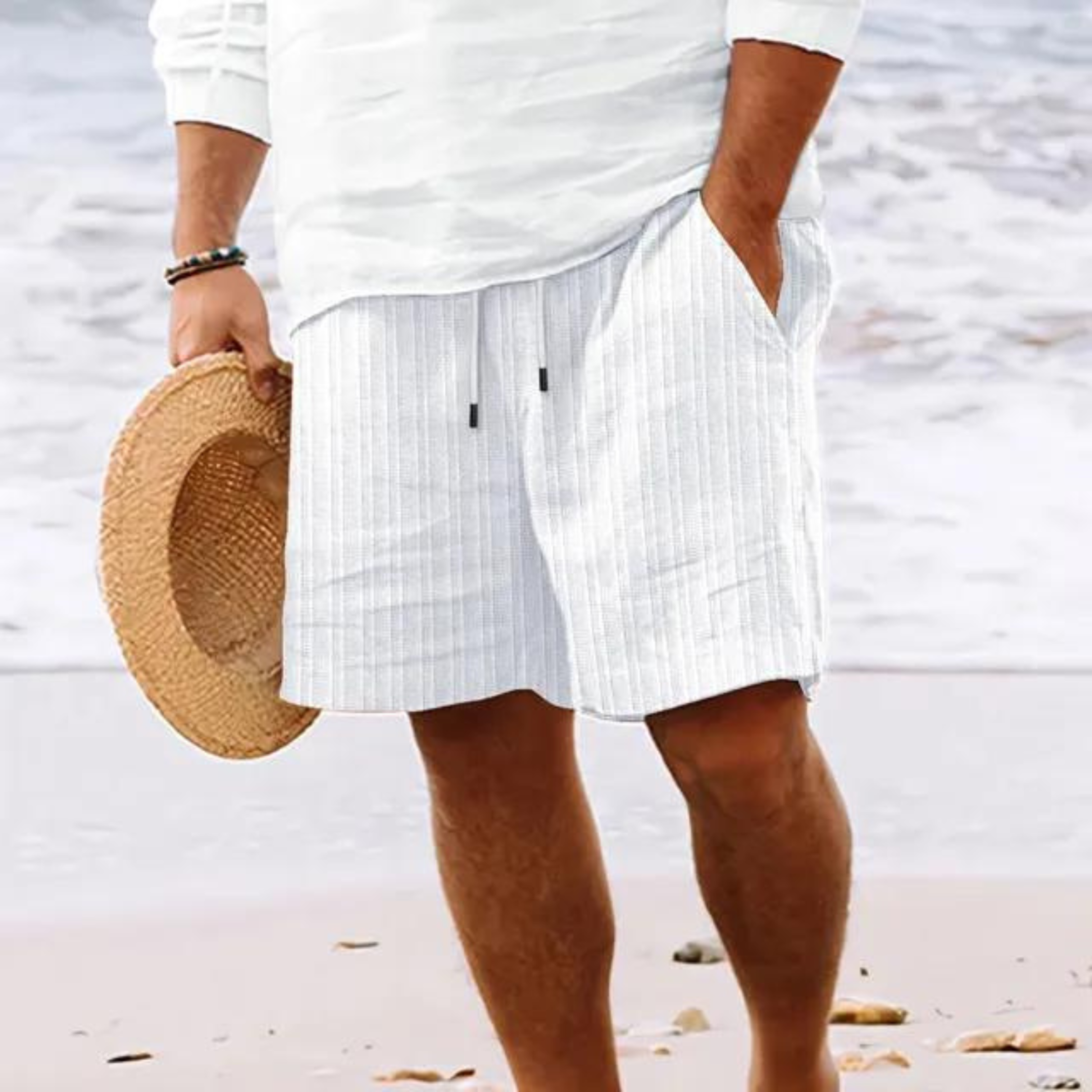 Męskie Szorty Casual Letnie | Plażowe