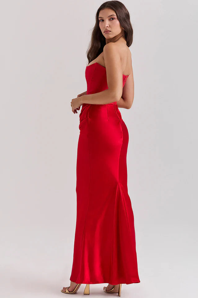 Persephone Off Shoulder Bustier Dress