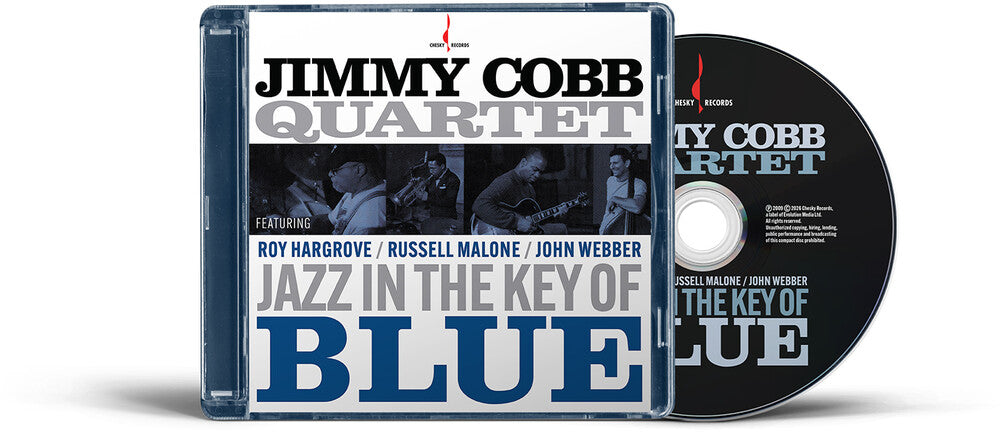 the album cover for Jimmy Cobb  Quartet - Jazz In The Key Of Blue (Hybr)