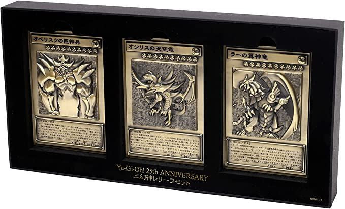 Yu-Gi-Oh! OCG Duel Monsters 25th Anniversary Three Egyptian Gods Display Set