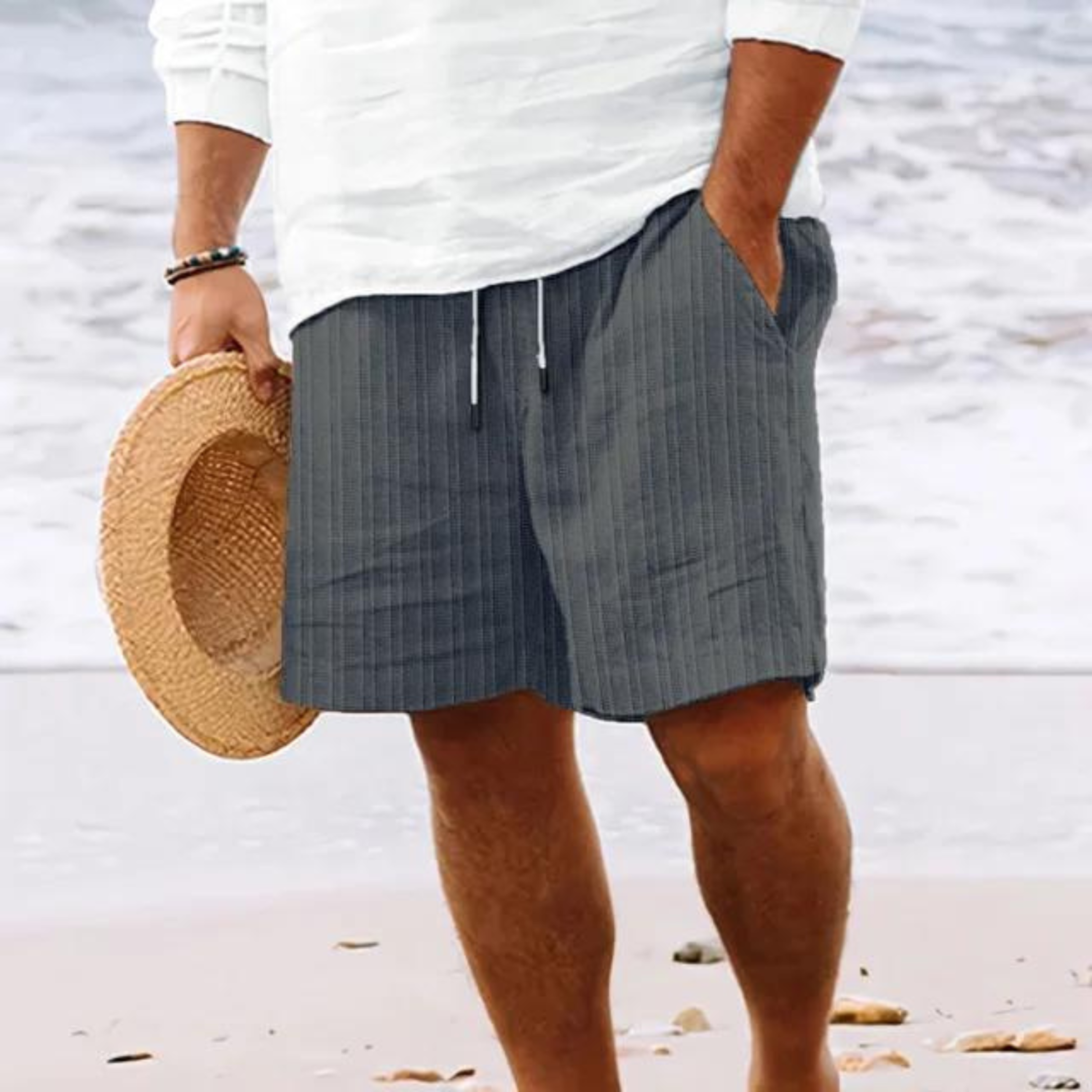 Męskie Szorty Casual Letnie | Plażowe