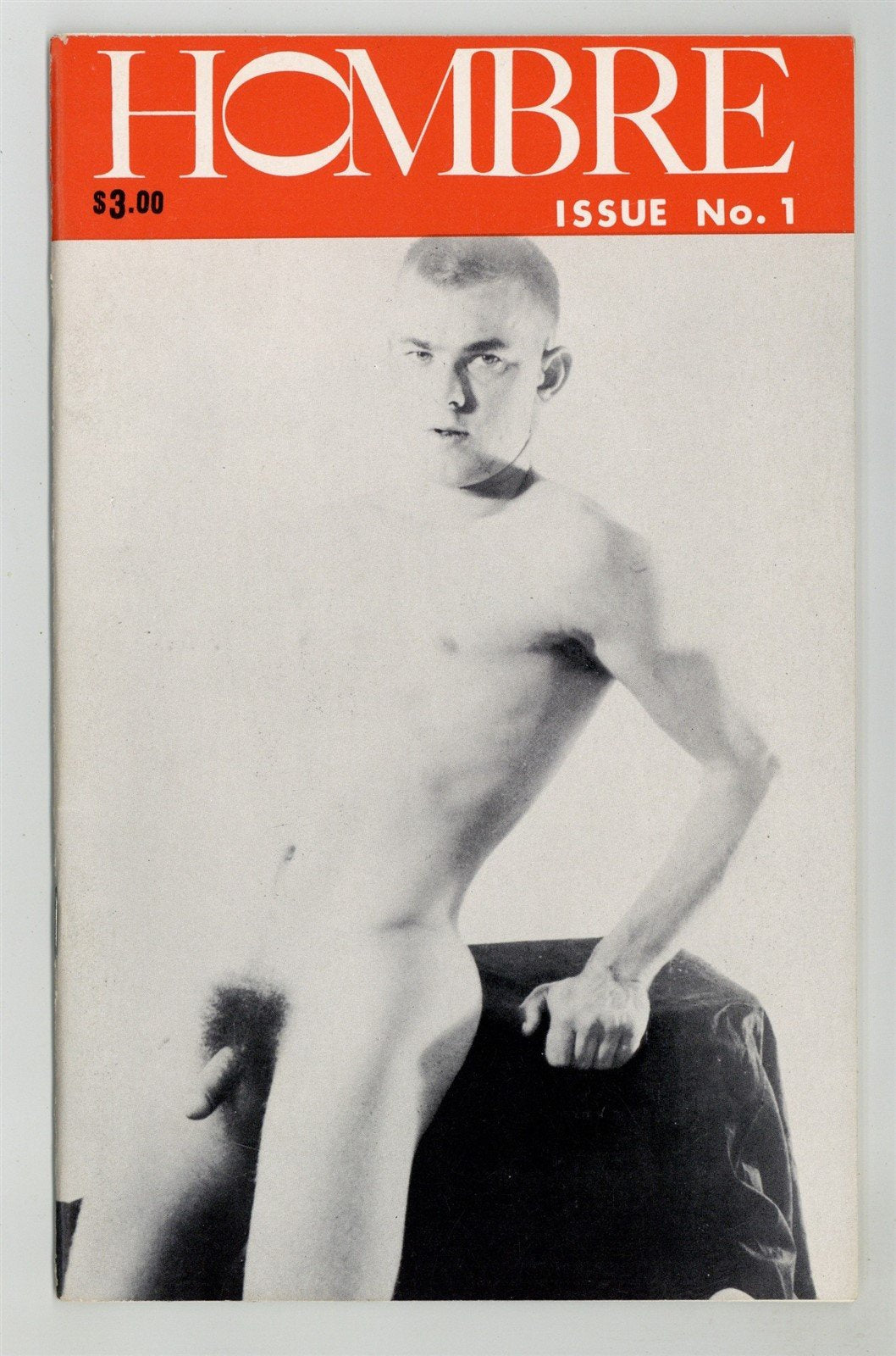 Hombre #1 Nude Male Gay Pinups 1960 Vintage Beefcake Magazine 36pgs Seventy Seven Publ. Universal City M35283