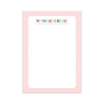 Pinche To Do List Notepad - Funny Spanish Notepad