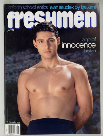 Freshmen 1998 Alan Saudek, Toby Moore, Ny Than 74pgs Gay Pinup Magazine M28517