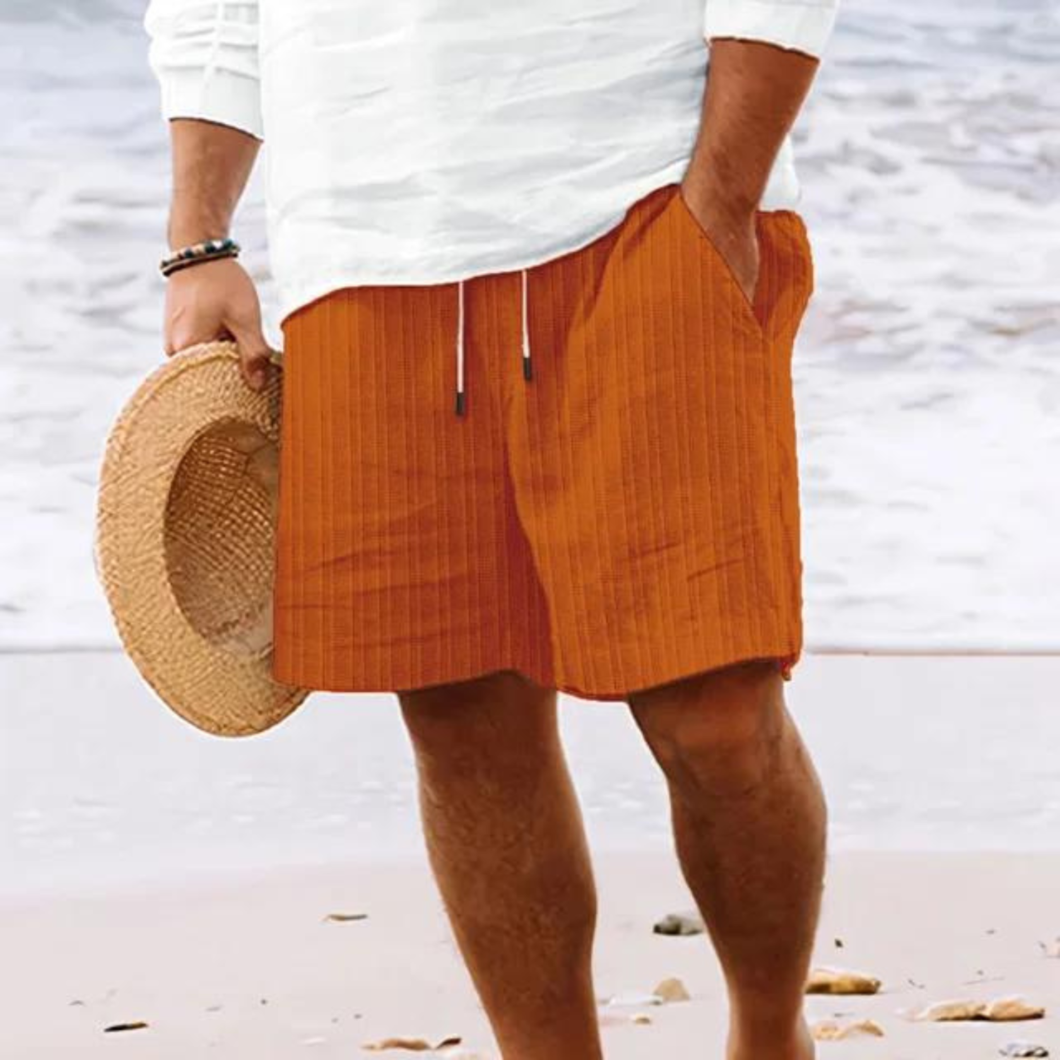 Męskie Szorty Casual Letnie | Plażowe