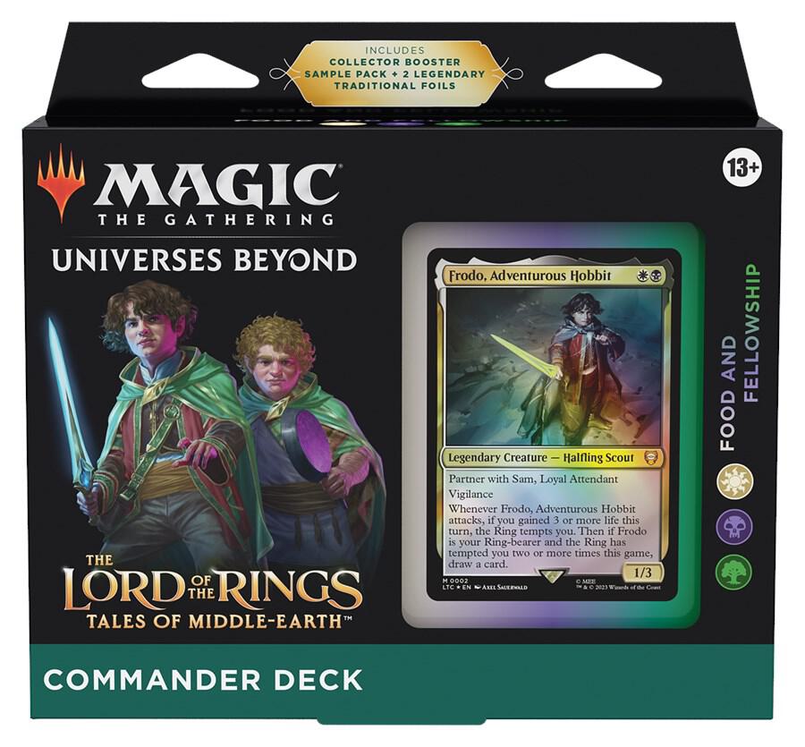 The Lord of the Rings: Tales of Middle-earth Commander Deck - Food and  Fellowship - Commander: The Lord of the Rings: Tales of Middle-earth