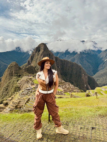 TRAVEL CARGO PANTS - CHOCOLATE