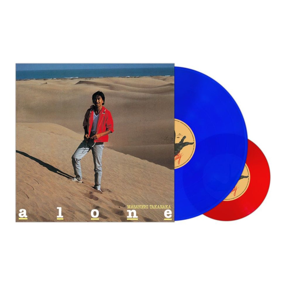 Masayoshi Takanaka - Alone - LP + 7" (Deep Blue Vinyl, Japan Import, w/ OBI)