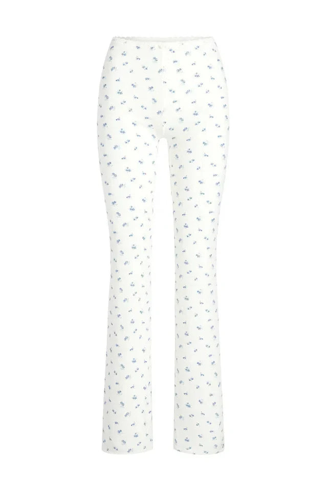 Soft Lounge Lace Pants Set