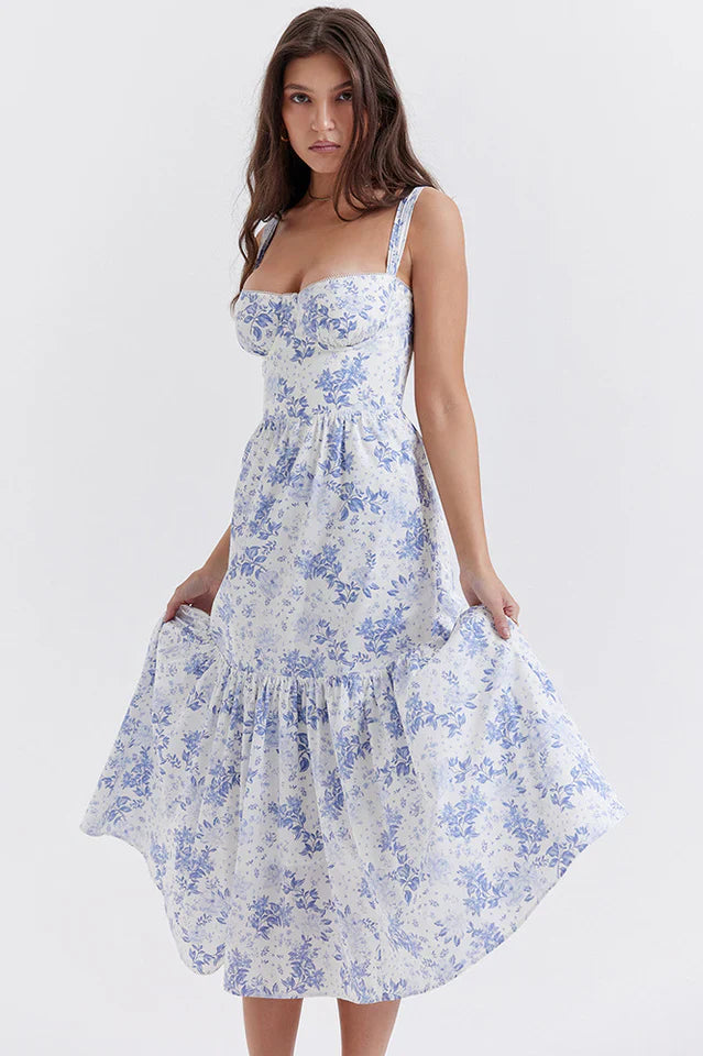 Elia Floral Midi Sundress