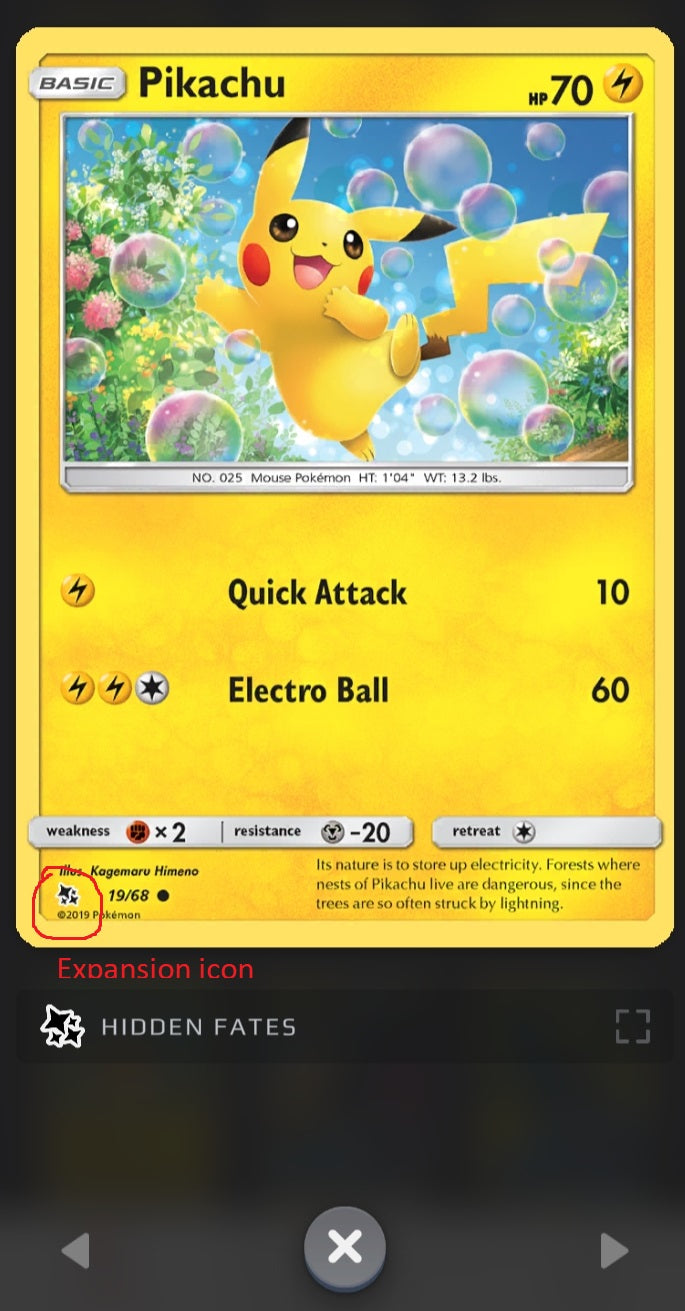 How do you identify what series a Pokemon card is from?