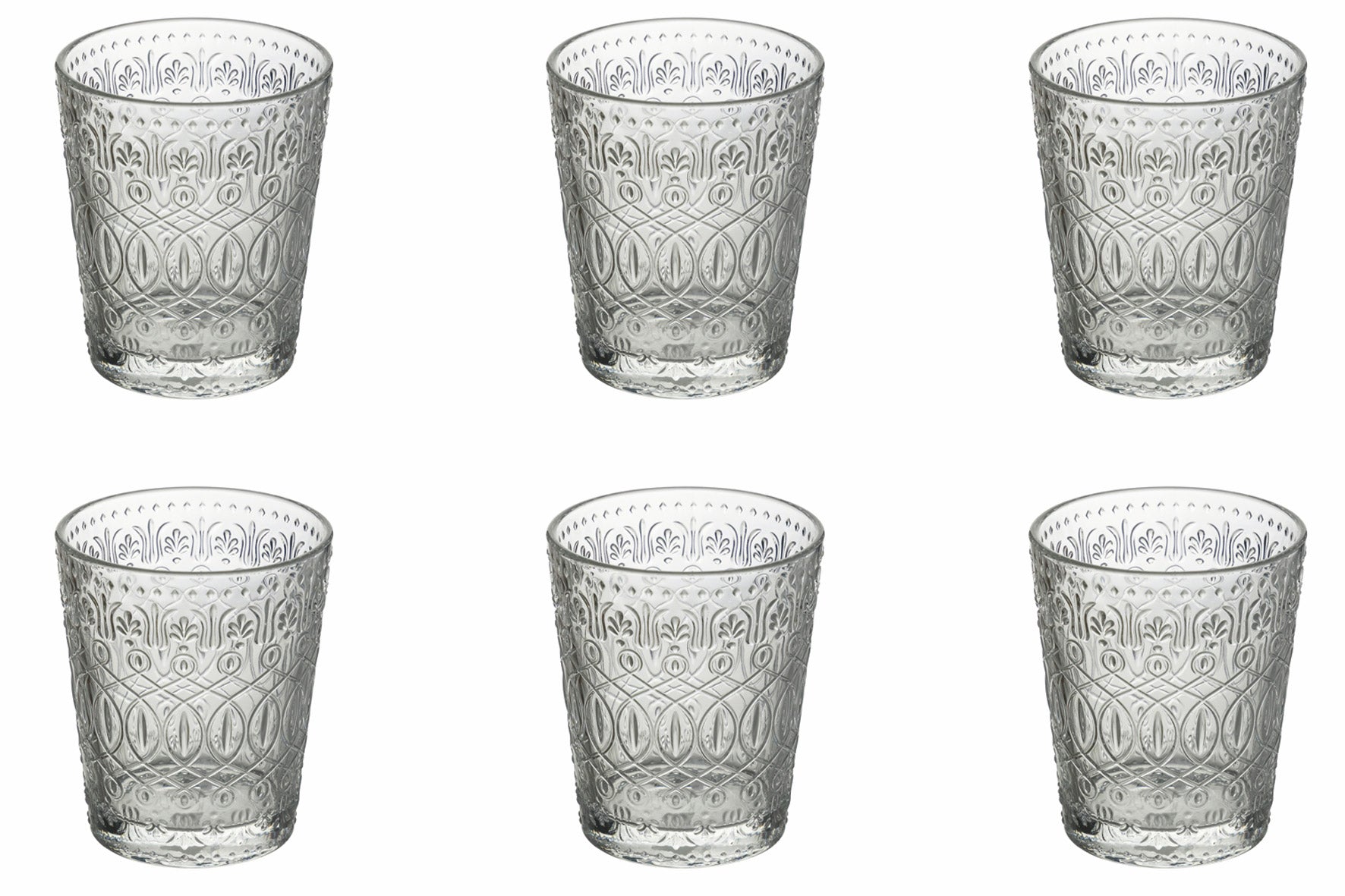 Set 6 Bicchieri Acqua in Vetro 310 ml Villa d'Este Home Tivoli New Marrakech