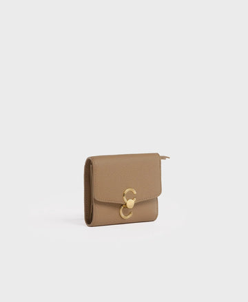 Double-C Wallet - Tan