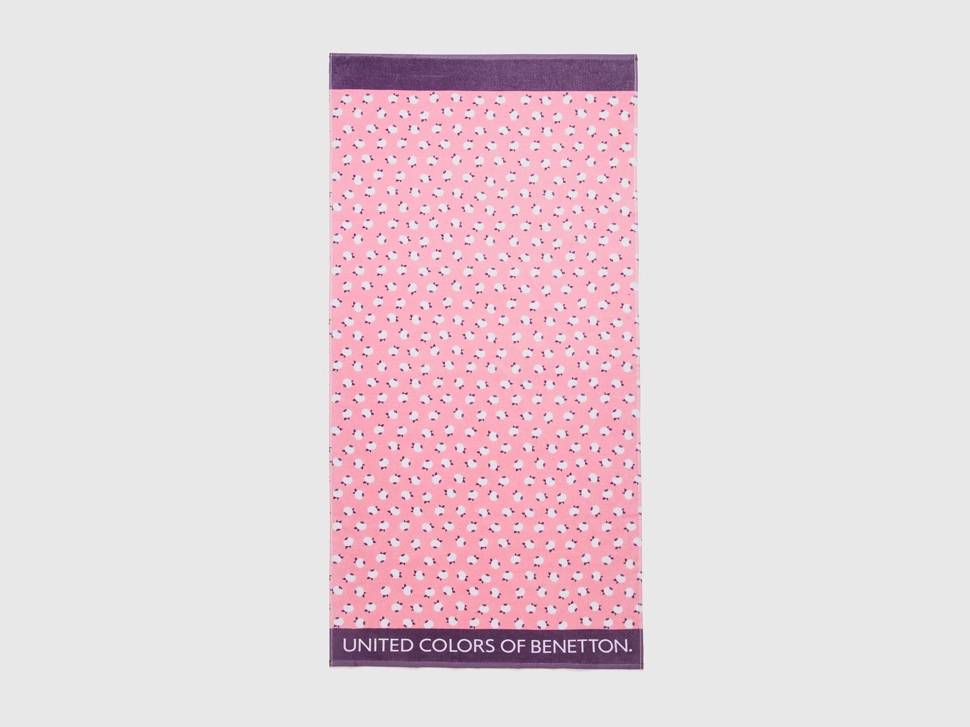 Telo mare con pattern mirtilli