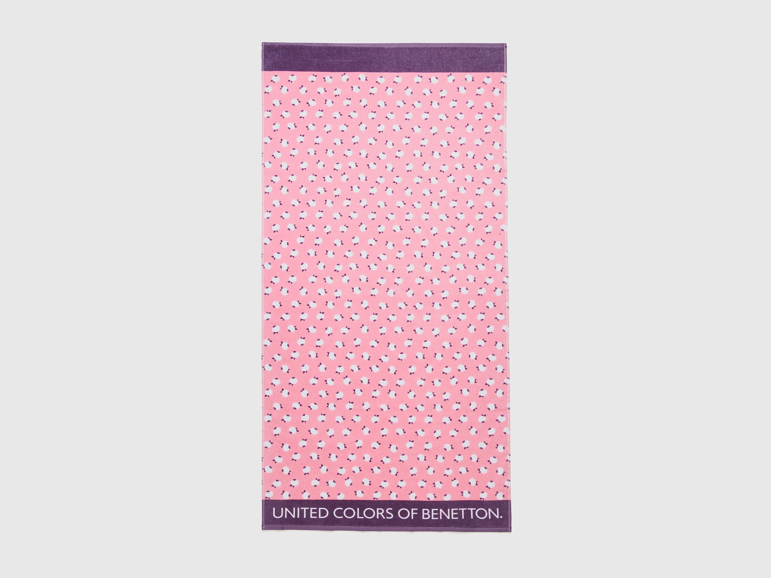 Telo mare con pattern mirtilli