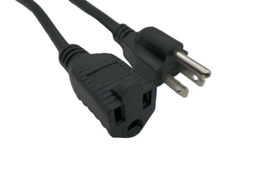25FT Nema 5-15P to Nema 5-15R Extension Cord 10/3 SJTOW NA 15A 125V