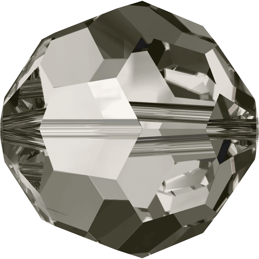 5000 Swarovski Round Beads, Crystal Satin (001 SAT)