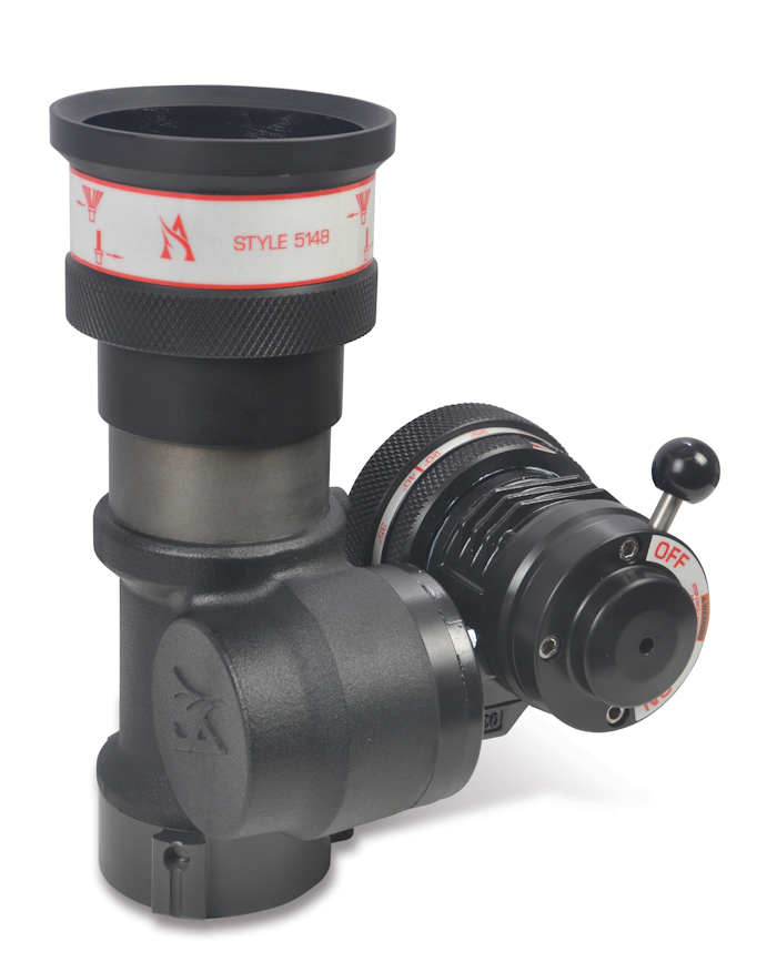 5148  Akron Oscillating Mercury Quick Attack Adjustable Flow Nozzle 500 GPM
