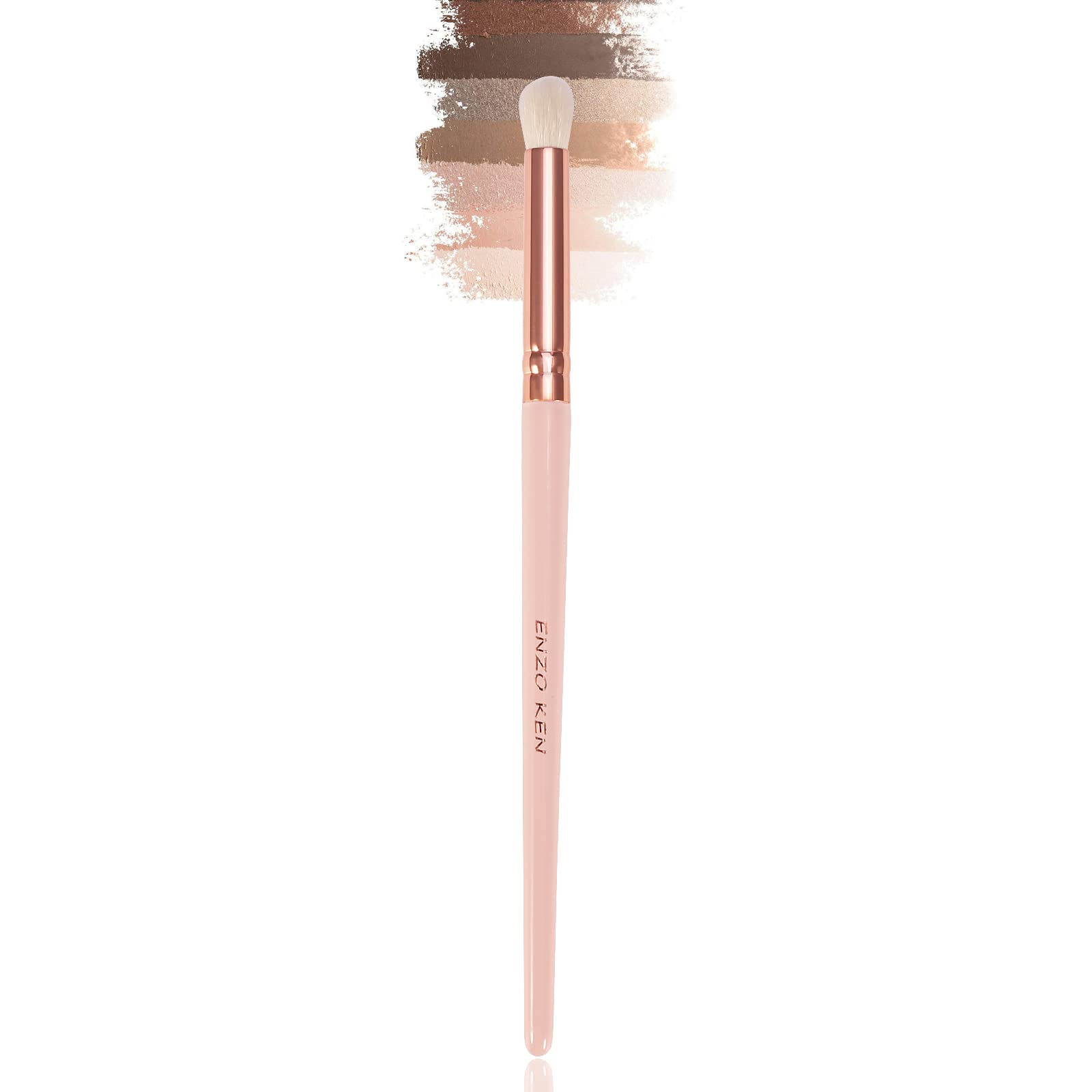 Natural Goat Hair Eyeshadow Brush, Enzo Ken Small Blending Eye Shadow Brush, Eye Shadow Blending Brush, Eye Blending Brush, Nose