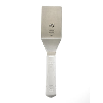 Mercer Culinary Square Edge Turner, 4 X 2.5 Inch, White
